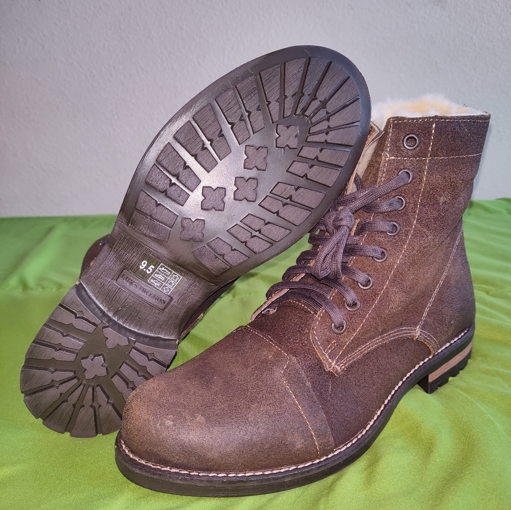 Luxe De Leon Men's Arco Lace-Up Boots Men's 9.5